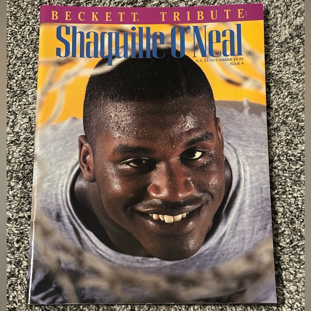 Shaquille O’Neal Beckett Basketball Tribute Magazine Orlando Magic Boston Celtic